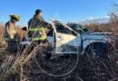 Accidente en Ruta 3 Sur: volcó un auto con tres ocupantes de Marcos Juárez