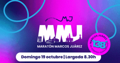 El próximo domingo 19 de Octubre se realizará el Maratón 138° aniversario de Marcos Juárez.