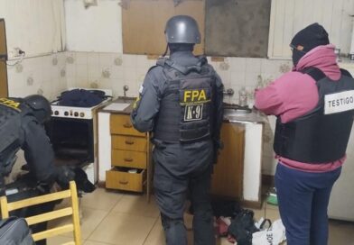 Leones: FPA desbarató una organización narco e incautó estupefacientes. Cinco detenidos.